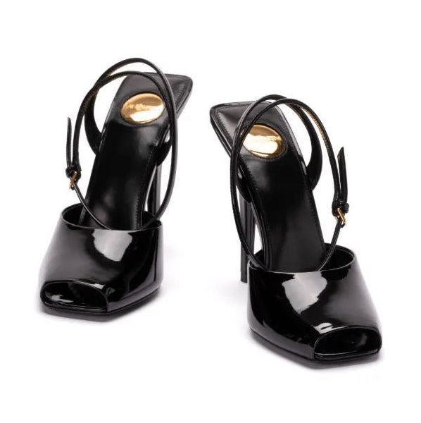 Orhand peep toe pump(Black)