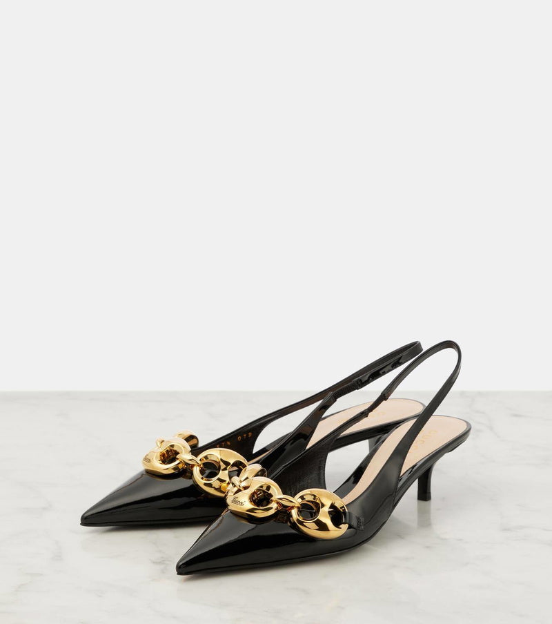 Marina slingback pumps